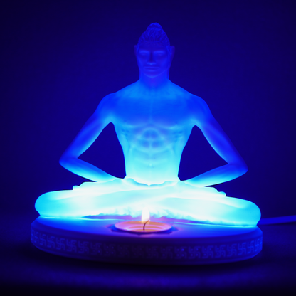 Buddha-Statue mit LED & App